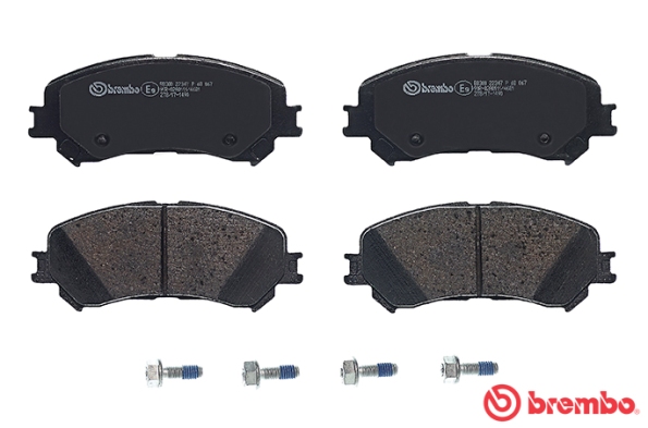 A.B.S. P 68 067 BREMBO Bremsbelagsatz, Scheibenbremse
